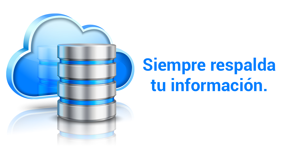 Respaldos. En ninguna circunstancia, Instales tus actualizaciones de versiones, sin tener respaldos de las empresas con las que trabajas.